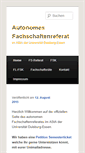 Mobile Screenshot of fsreferat.asta-due.de