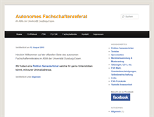 Tablet Screenshot of fsreferat.asta-due.de